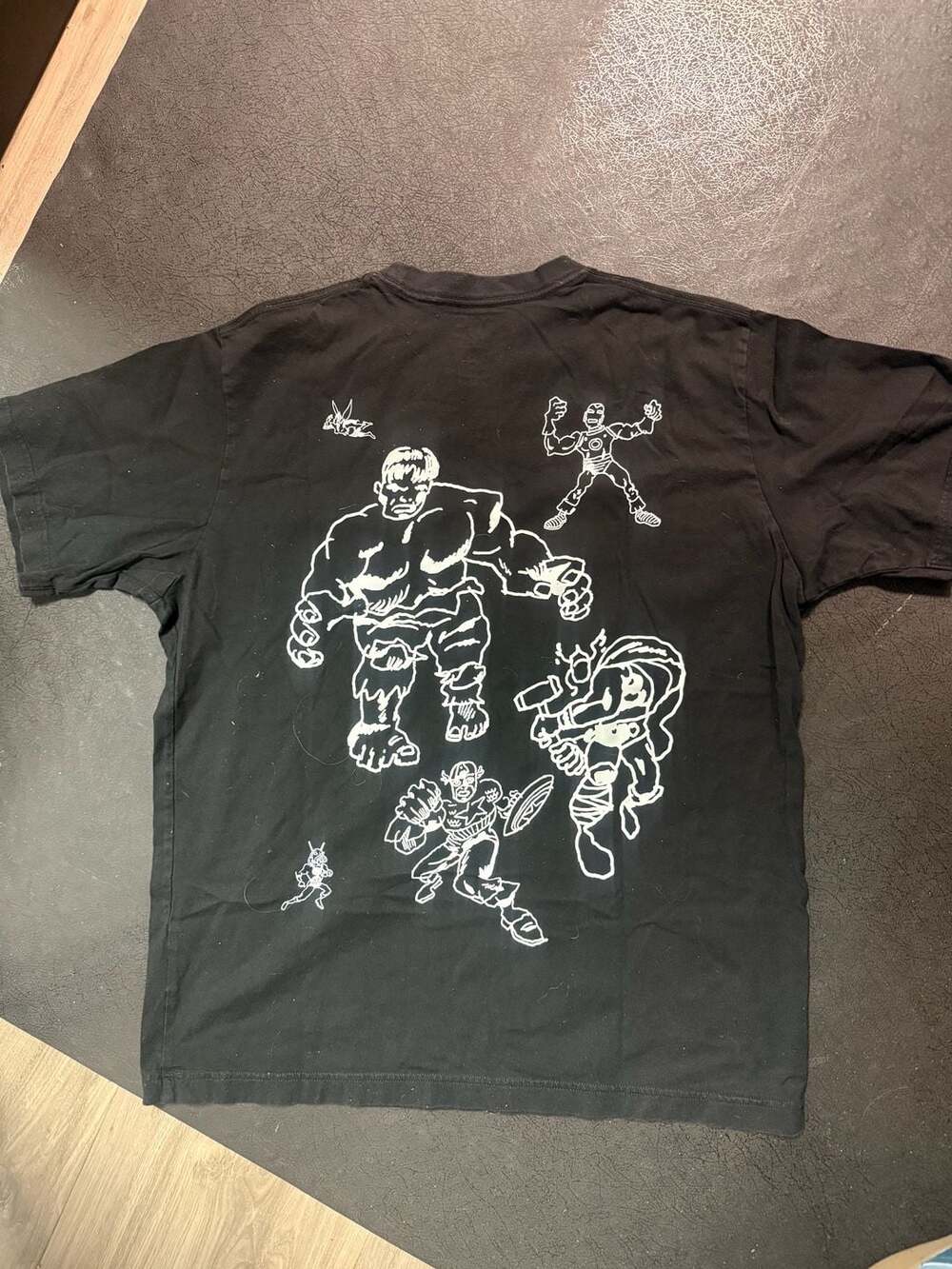 Marvel X Jason Polan UNIQLO UT Avengers Medium Official Sleeve Graphic T-Shirts